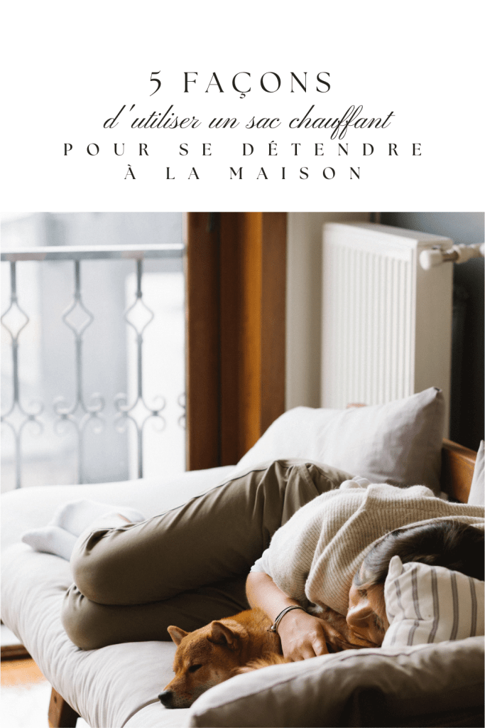 Sac chauffant Pause Café fabriqué au Québec